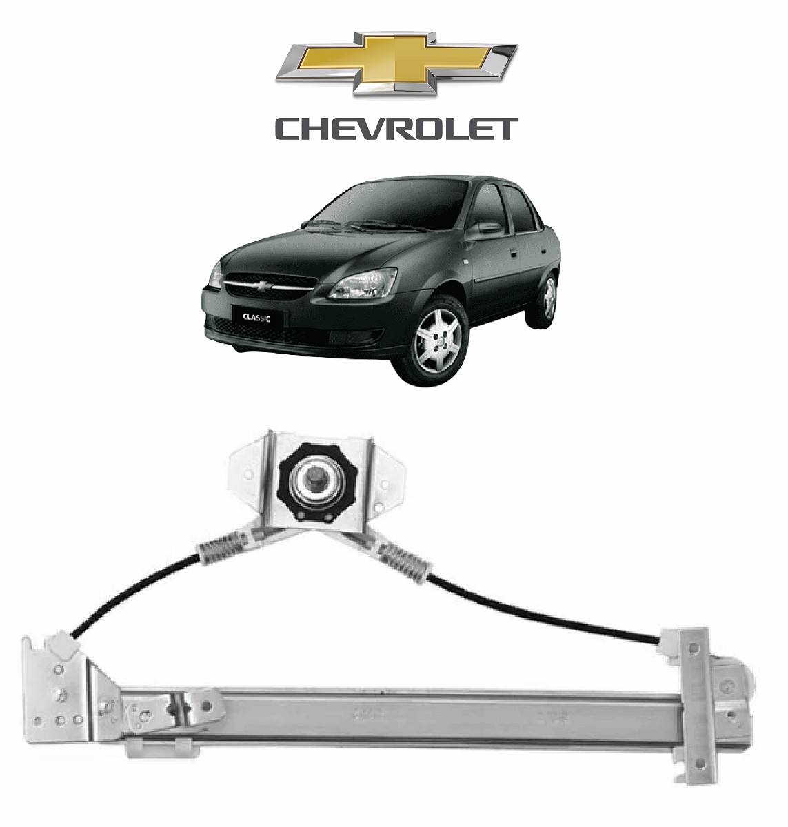 MAQUINA VIDRO TRASEIRA MECANICA