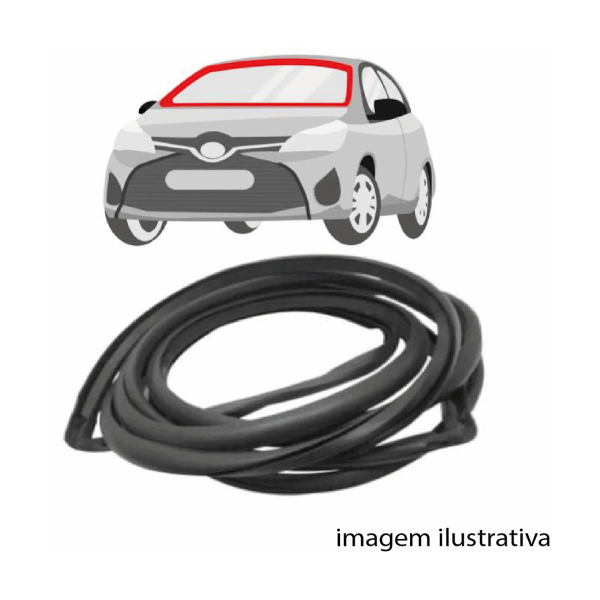 BORRACHA PARABRISA - Imagem 2