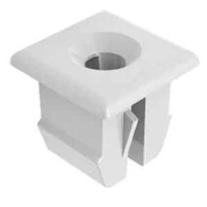 BUCHA PLACA UNIVERSAL BRANCA