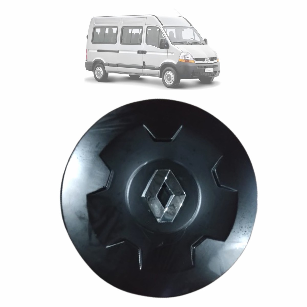 CALOTA CENTRO RODA MASTER 03/11 PRETA