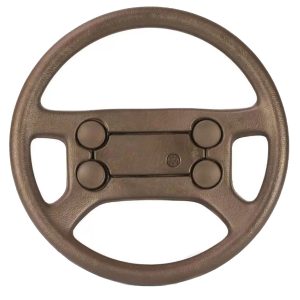 VOLANTE DIRECAO NOVO GOL GTS/4 BOLAS MARRON