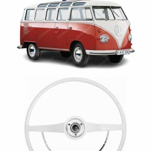 VOLANTE DIRECAO NOVO FUSCA /76 BRANCO