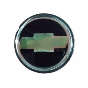 CALOTA CENTRO RODA GM 51MM PRETA/DOURA