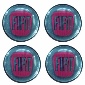 CALOTA CENTRO RODA FIAT VERM 51MM