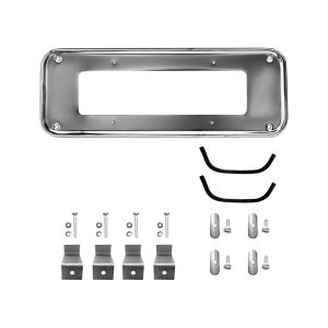 MOLDURA PLACA DIANTEIRA CROMADA