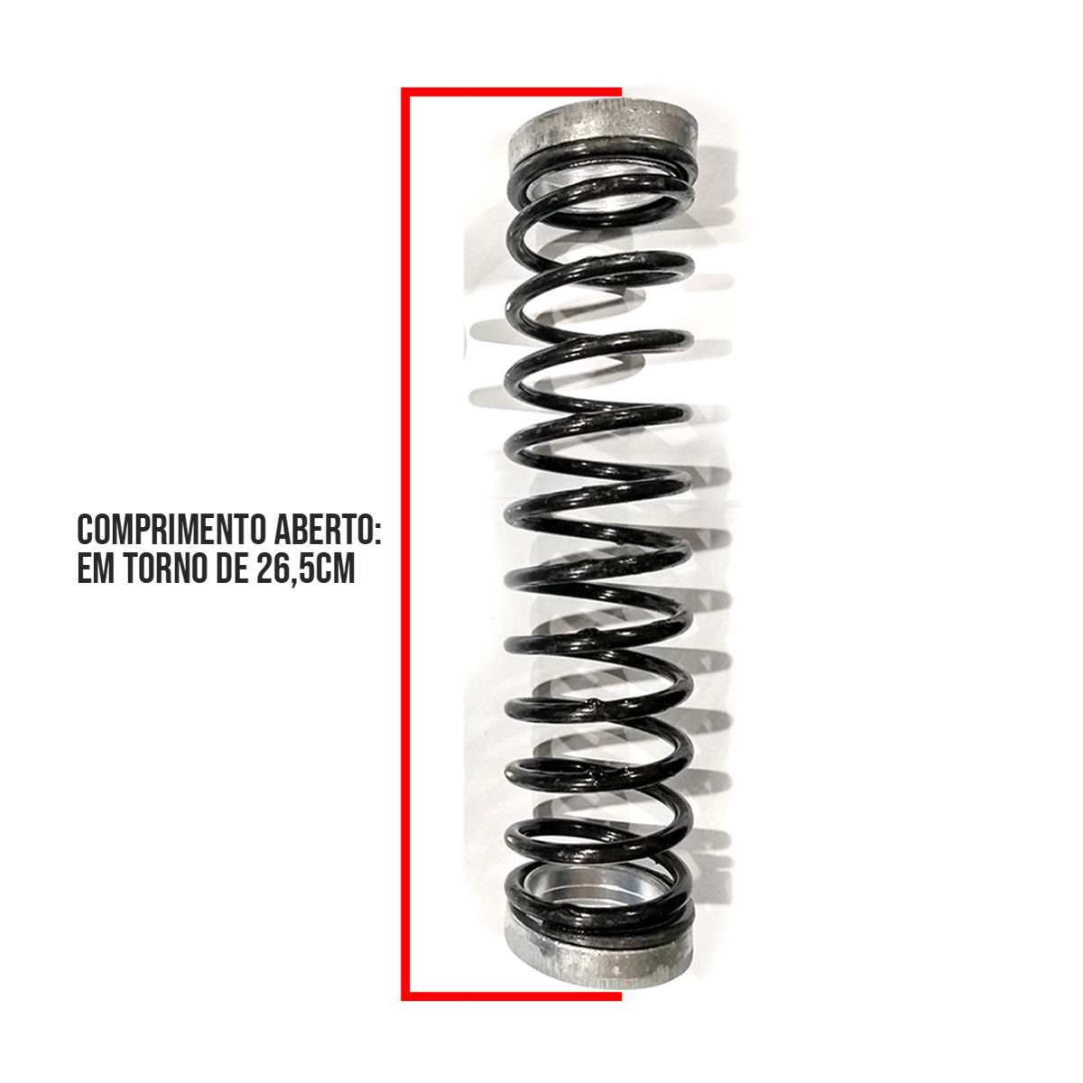 MOLA AMORTECEDOR SUSPENSAO DIANTEIRA / TRASEIRA - Imagem 3