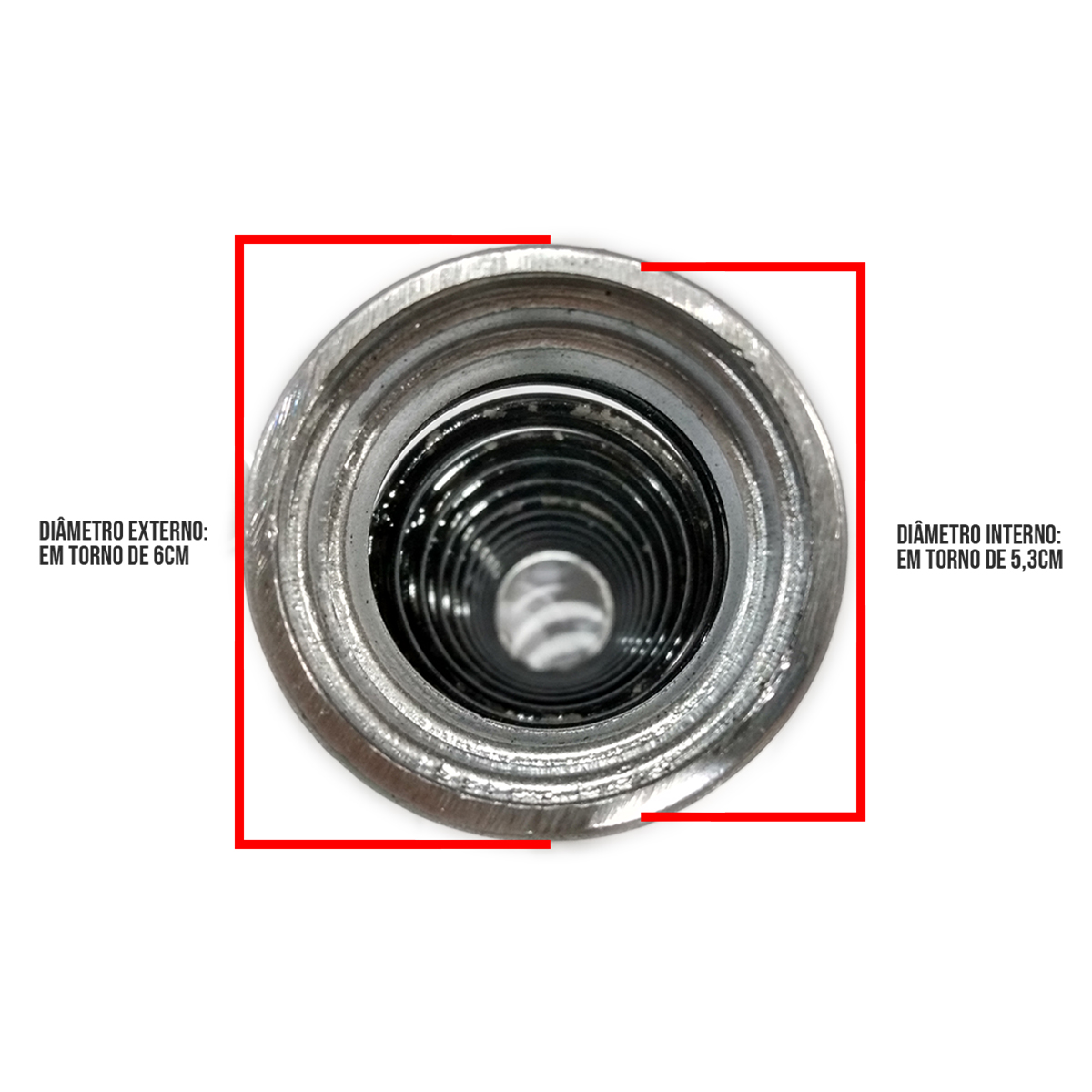 MOLA AMORTECEDOR SUSPENSAO DIANTEIRA / TRASEIRA - Imagem 4