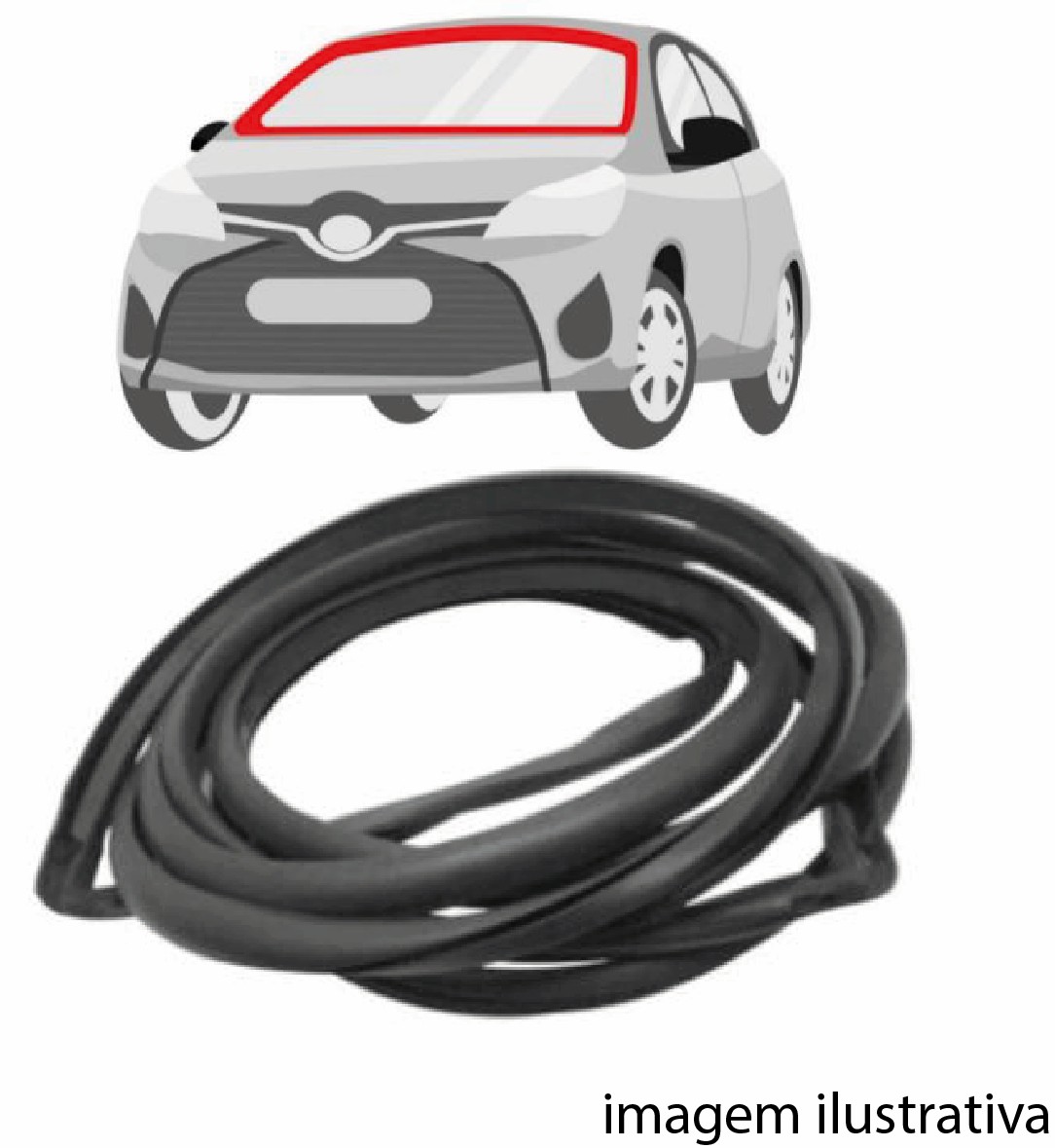 BORRACHA PARABRISA