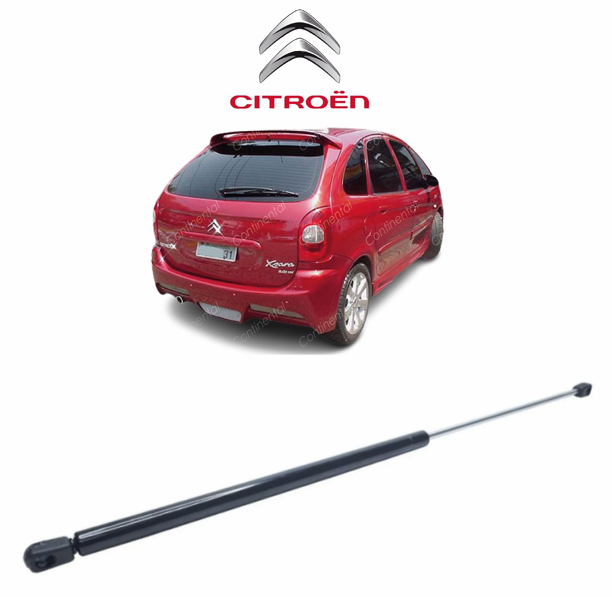 AMORTECEDOR TAMPA TRASEIRA