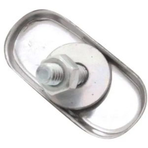 SUPORTE MOLD PLACA TZ FUSCA CROMADA