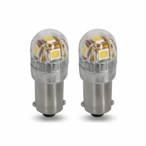 LED FAROL 5 LEDS SUPER BRANCO BASE FERRO