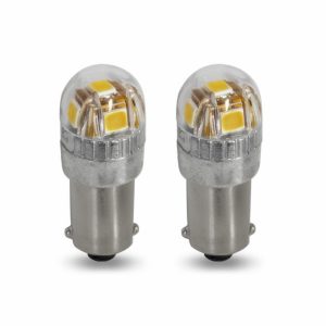 LED FAROL 5 LEDS AMARELO BASE FERRO